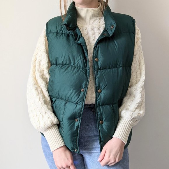 Ll Bean Mens Goose Down Puffer Vest 